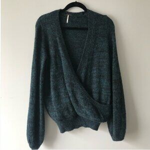 Free People Cross My Heart Wrap Sweater